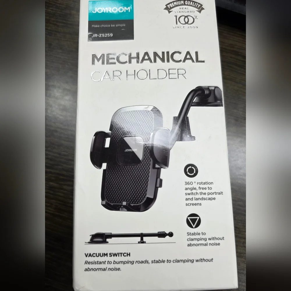 Black Car Phone Holder